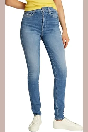 Tommy Hilfiger Damen Jeans Hose Sylvia Skinny High Waist, Blau (Denim Medium), 30W/28L
