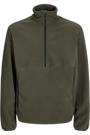 JJ Herren Jrebfleece Half Zip Jacket Jacke, , L