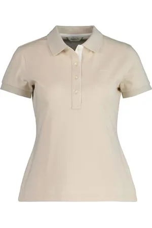 GANT Damen Contrast Collar SS Pique Polo, , Small