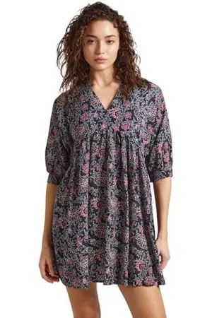 Pepe Jeans Damen Darcy Kleid, Grau (Infinity Grey), M