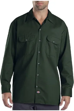 Dickies Herren Long Sleeve Work Shirt Hemd, , L
