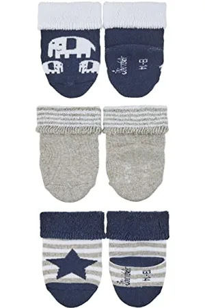 Sterntaler Baby-Jungen Söckchen 3er Elefant Socken, , 14