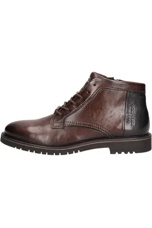 Bugatti Herren Schnürstiefel, Männer Stiefel, Wechselfußbett,Winterschuhe,uebergangsstiefel,uebergangsschuhe,Boots,Dunkelbraun (6110),43 EU / 8.5 UK