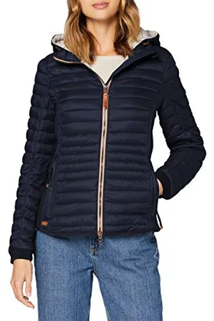 Camel Active Damen leichte Steppjacke mit Abnehmbarer Kapuze womenswear-34