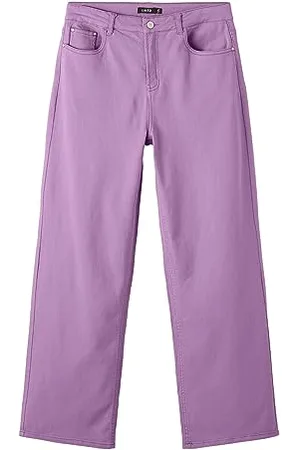 NAME IT Mädchen Nlftazza Twi Hw Wide Pant Noos Hose, , 140 EU