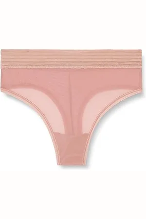 Triumph Damen Tempting Sheer Highwaist String Briefs, , L EU
