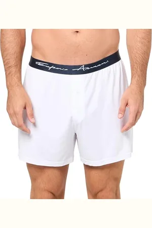 Emporio Armani Herren Modal Soft Modal Boxer, WEISS, L
