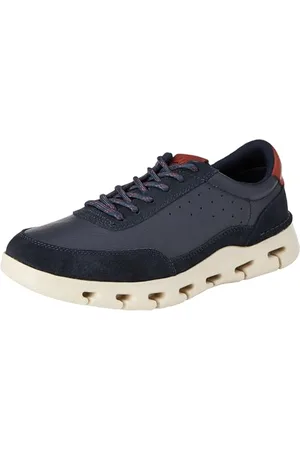 Clarks Herren Nature X One Sneaker, Navy Leather, 40 EU