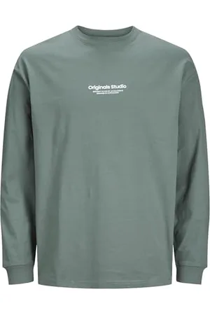 JACK & JONES Herren Jorvesterbro Tee Ls Crew Neck Langarmshirt, , S