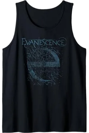 Evanescence – Blue Distressed Logo 2 Tank Top