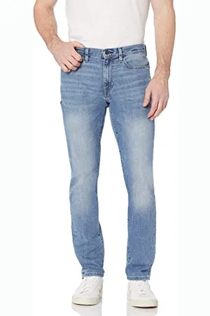 Amazon Herren Schmal geschnittene High Stretch-Jeans, , 32W / 34L