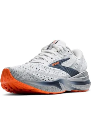 Brooks Herren Adrenaline GTS 24 Sneaker, White/Peatcoat/Alloy, 45.5 EU