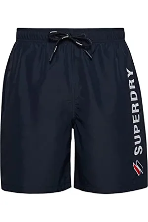 Superdry Mens Code APPLQUE 19INCH W2-Swim Shorts, , Small