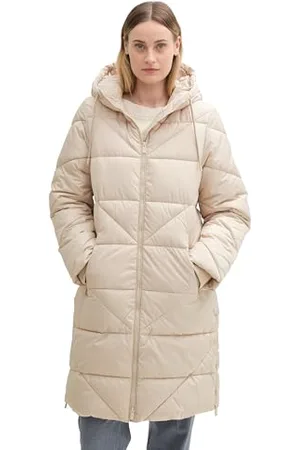 TOM TAILOR Damen Puffer Parka mit Kapuze, , XL