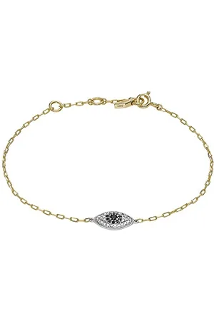 Fossil Armband Für Frauen Sterling Silber, Länge: 165mm+30mm, Breite: 12.4mm, Höhe: 7.6mm Gold, Silber 14K Vergoldetes Sterling Silber Armband, JFS00582998