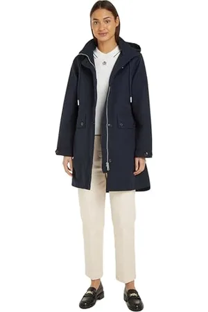Tommy Hilfiger Damen Parka Essential Cotton Blend Winter, , 40