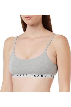 Pepe Jeans Damen Logo STR Brlt Bra, Undurchsichtige, , XS