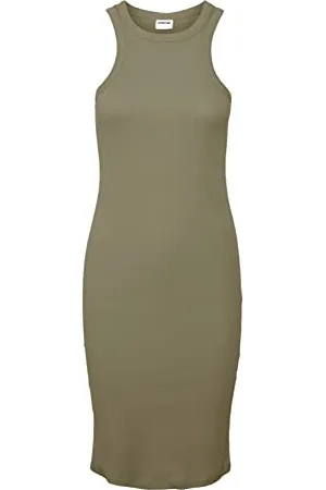 Noisy May Damen Nmmaya S/L Halter Neck Dress, , XS