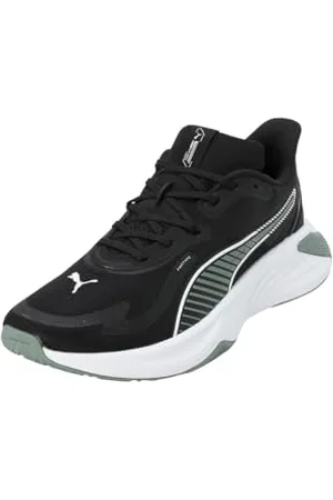 PUMA Unisex PWR HYBRID TR Crosstrainer, Black-Green Moon White, 47 EU