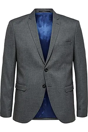 SELECTED Herren SLHSLIM-MYLOLOGAN STRUC BLZ B NOOS Blazer, , 50