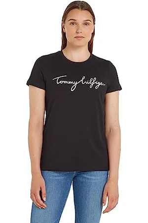 Tommy Hilfiger HERITAGE CREW NECK GRAPHIC TEE Kurzarm T-Shirts Damen, , XXS