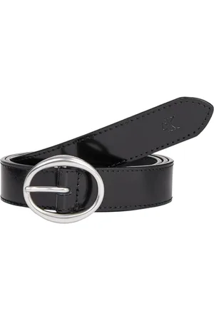 Calvin Klein Jeans Damen Gürtel Classic Round Lthr Belt25Mm aus Leder, , 120 cm