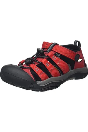 Keen Unisex-Kinder Newport H2 Trekking-& Wandersandalen,Rot (Ribbon Red/Gargoyle),37 EU