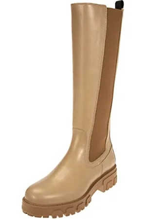 HUGO BOSS Damen Axel Chelsea Boot-C Stiefel Light/Pastel Brown237 40