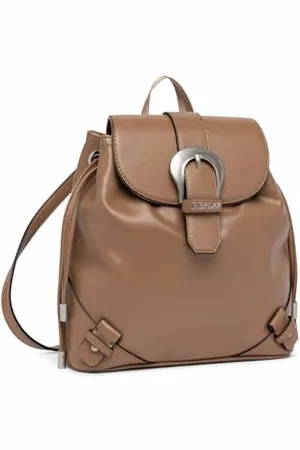 Replay Damen Rucksack aus Kunstleder, (Beige), Onesize