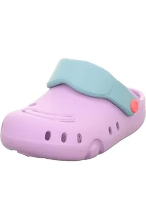Superfit Splash C Slipper, Lila/Hellgrün 8500, 27 EU Weit