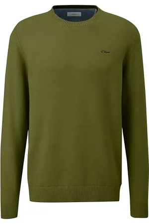 QS by s.Oliver Herren 2152193 Pullover mit Logo-Stitching, , XXXL