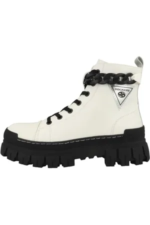 Dockers Damen 51EV203 Stiefelette, Weiss, 39 EU