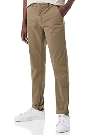 Casual Friday CFViggo Chino Pants Herren Chino Stoffhose mit Stretch Slim Fit, Größe:32/32, Farbe:Burnt Olive (180521)