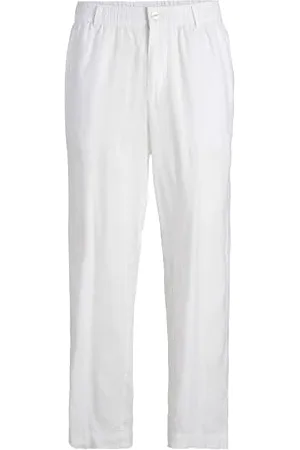 JACK & JONES JACK&JONES Herren JPSTKARL JJLAWRENCE Linen SN Chino-Hose, , 41-44.5