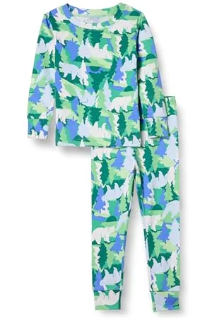 Amazon Unisex Kinder Eng anliegende Baumwoll-Schlafanzüge, , 4 Jahre