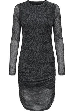 ONLY Damen ONLERICA Life L/S Short Dress JRS Kleid, , Small
