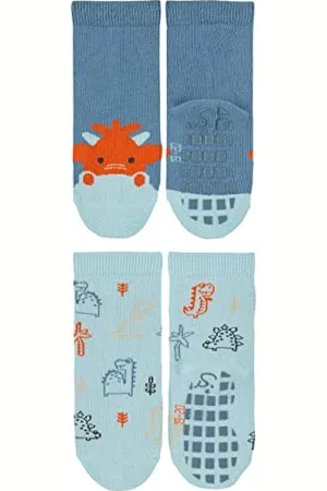 Sterntaler Baby-Jungen Doppelpack Drache+Dinos ABS Söckchen, , 20