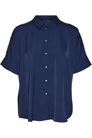 VERO MODA VMKATRINE S/S Oversized Shirt WVN NOOS
