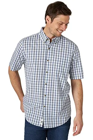 Wrangler Herren Zhesp3l Hemd mit Button-Down-Kragen, , XX-Large