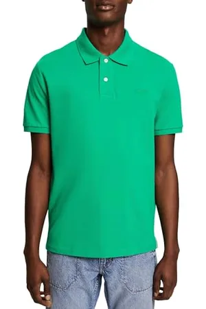 ESPRIT Herren 994ee2k301 Polohemd, Grün, XS EU