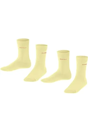 ESPRIT Unisex Kinder Socken Foot Logo 2-Pack, Biologische Baumwolle, 2 Paar, , 27-30