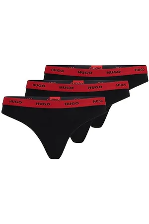 HUGO BOSS Damen Triplet Stripe Thong, , XXL EU