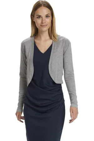 Kaffe Bolero Astrid Damen Bolero Astrid Elegant Jäckchen Langarm Cardigan Bolerojacke L