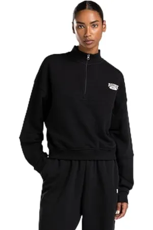 Reebok Damen Archive Essentials Pullover, Black, S