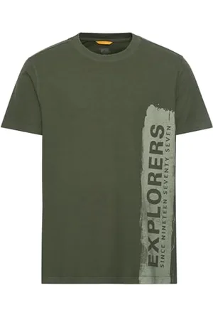Camel Active Herren Jersey T-Shirt aus nachhaltigem Organic Cotton Menswear-L