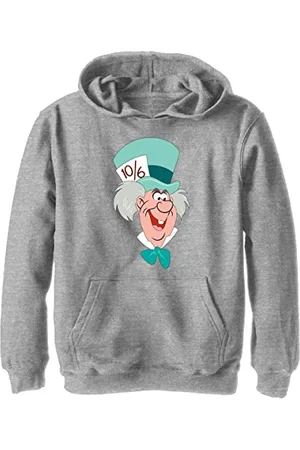 Disney Alice In Wonderland - Mad Hatter Big Face YTH Hoodie 5/6