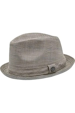 Chillouts Sommerhut mit Karomuster - Pork Pie Lochsloy Hat - Herren