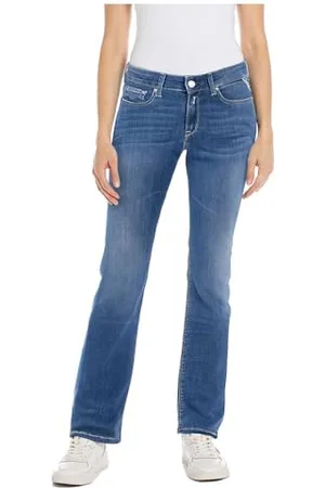 Replay Damen Jeans New Luz Skinny-Fit mit Power Stretch, (Blau), 23W / 32L