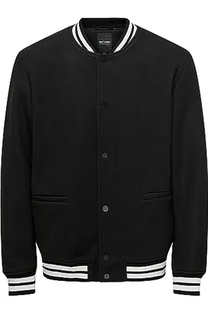 Only & Sons Herren ONSDENVER Bomber OTW VD Bomberjacke, Black, M