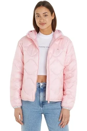 Tommy Hilfiger TJW QUILTED TAPE HOOD PUFFER EXT Gepolsterte Jacken Damen, , M